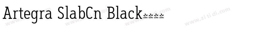 Artegra SlabCn Black字体转换